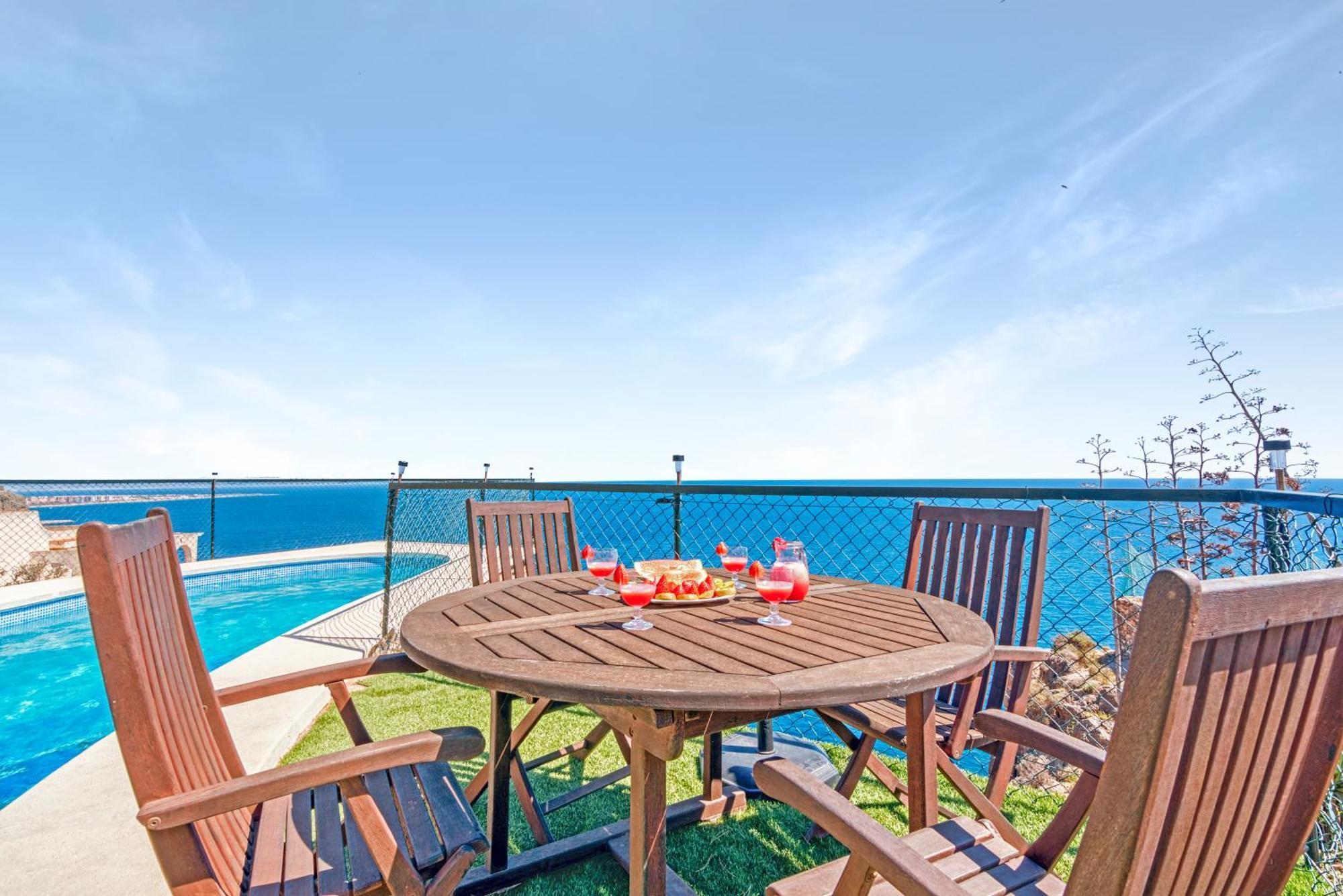 Villa Infinity Sea Views I Pool I Bbq I Jacuzzi Almería Buitenkant foto