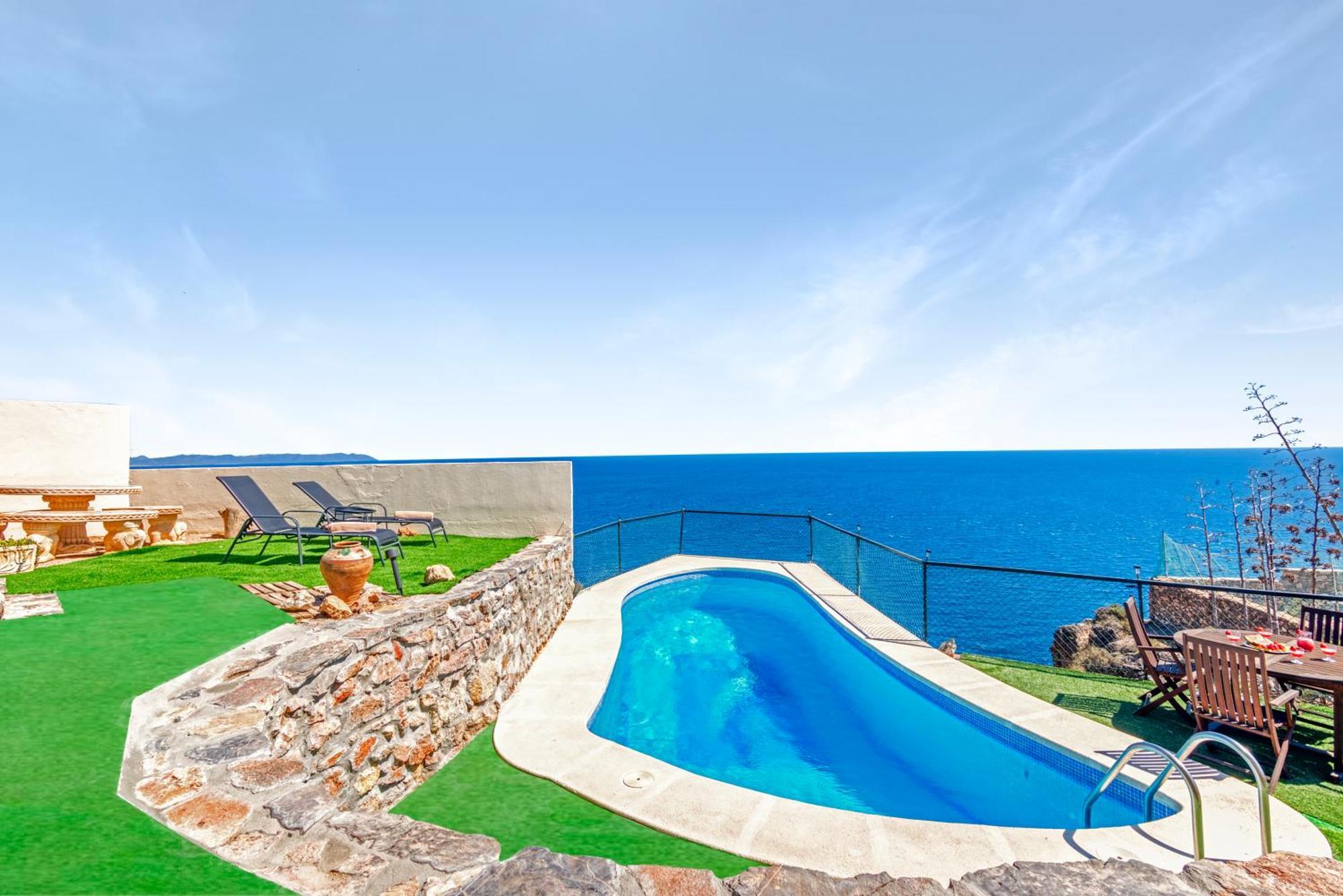 Villa Infinity Sea Views I Pool I Bbq I Jacuzzi Almería Buitenkant foto